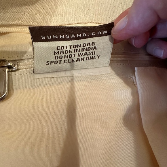 Sun “N” Sand Canvas Large Beach Tote NWT - Picture 9 of 13